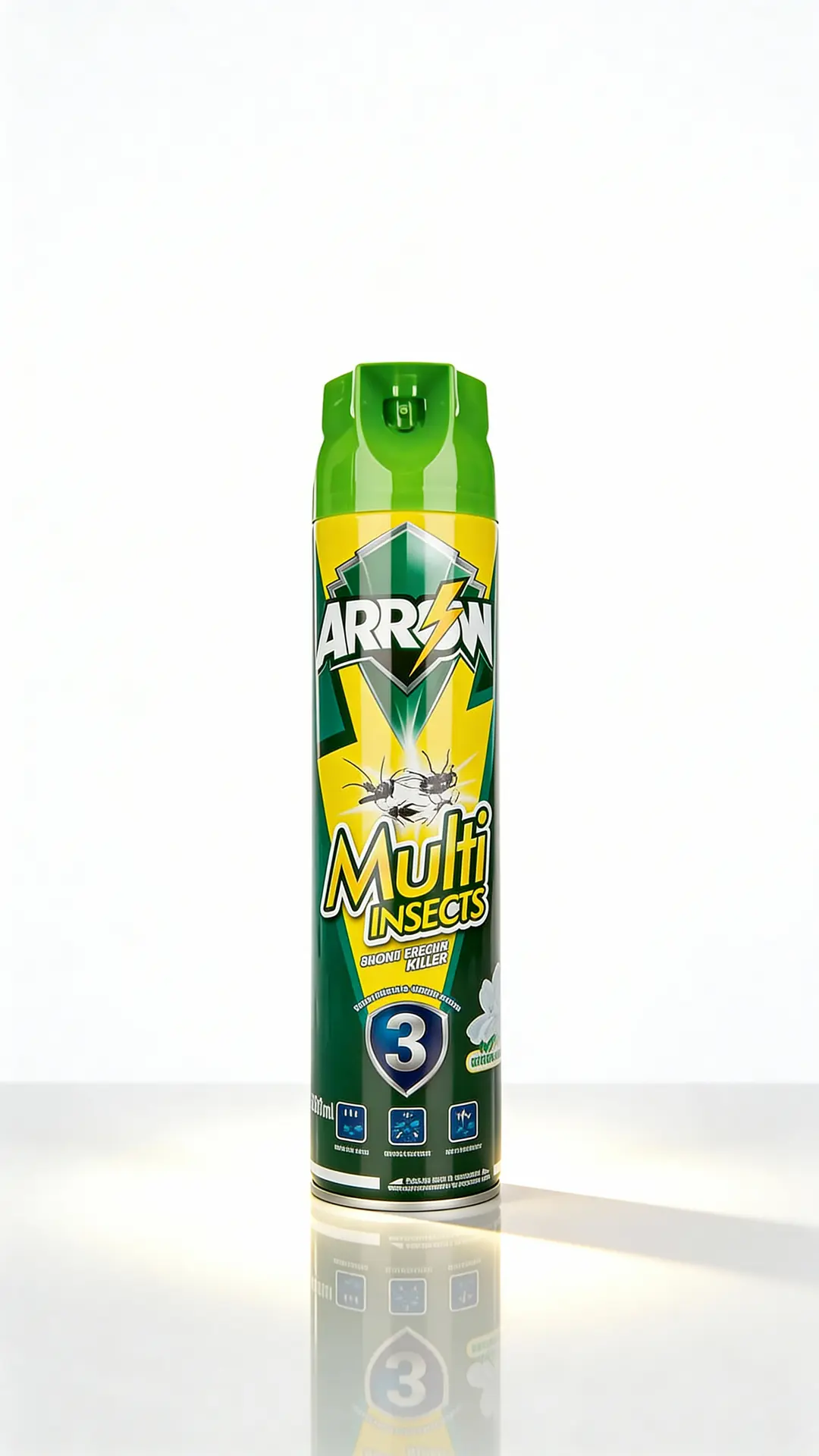 ARROW Multi Insects insecticide spray can packshot on white background