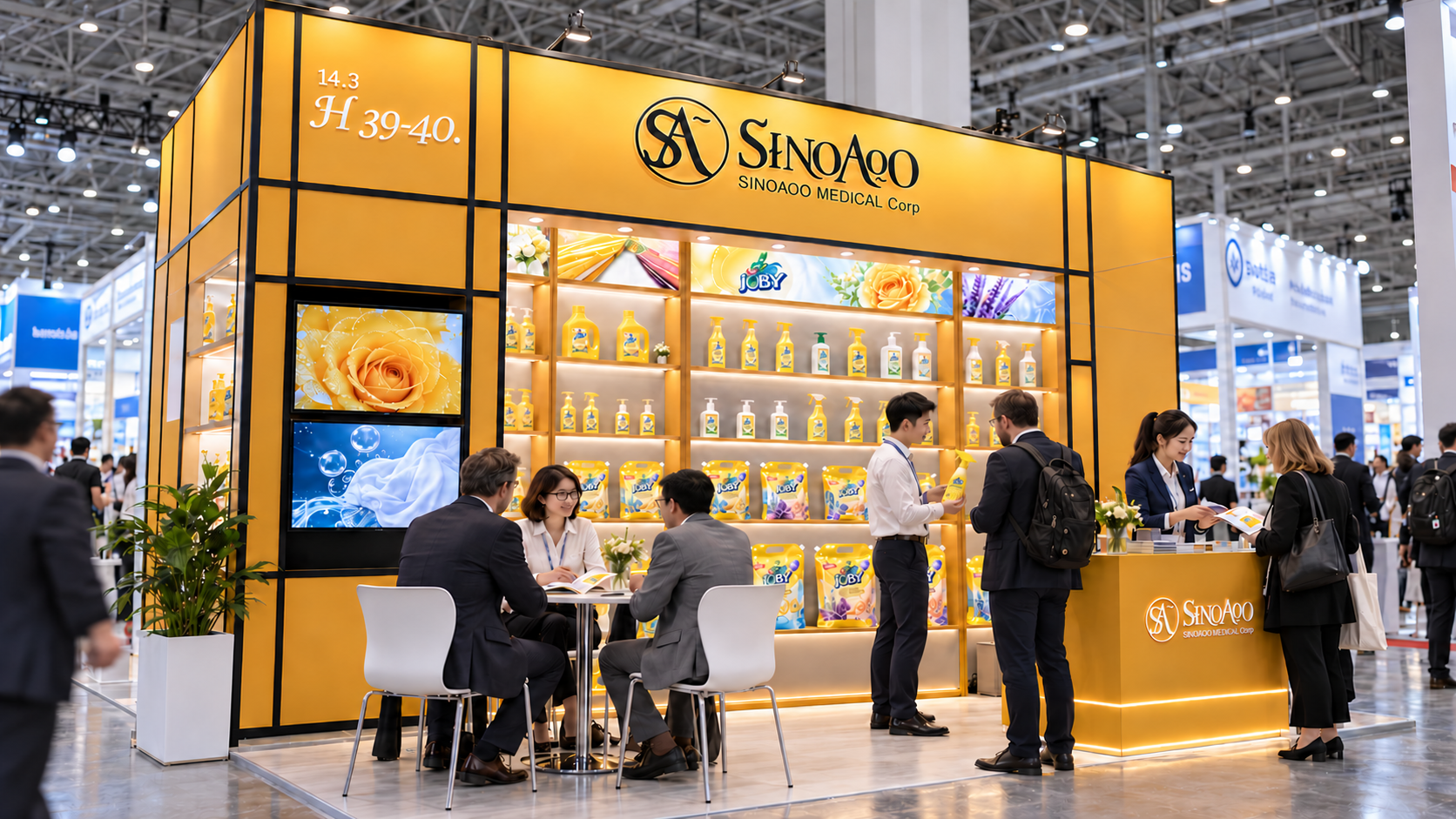 SINOAOO and AOGRAND exhibition booth at the 140th Canton Fair, Hall 14.3 H39-40