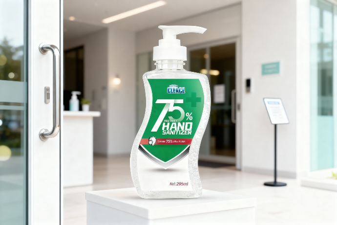 Alcohol hand sanitizer for hygiene and disinfection