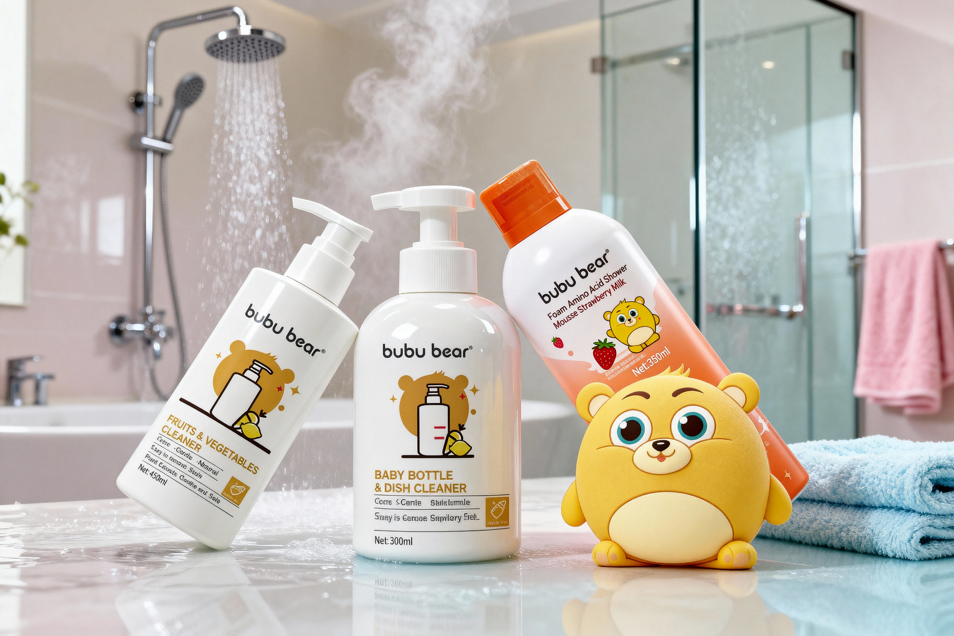 Personal care and shower products for daily use