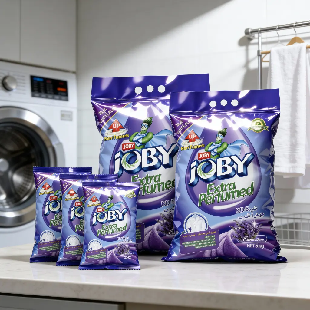 jimeng-2025-12-10-3885-JOBY Extra Perfumed Washing Powder 系列，多种....webp