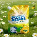 jimeng-2026-02-05-7088-一袋 CLEACE 洗衣粉 1kg 塑料袋包装，自立袋结构，顶部带白色旋盖，袋体....webp