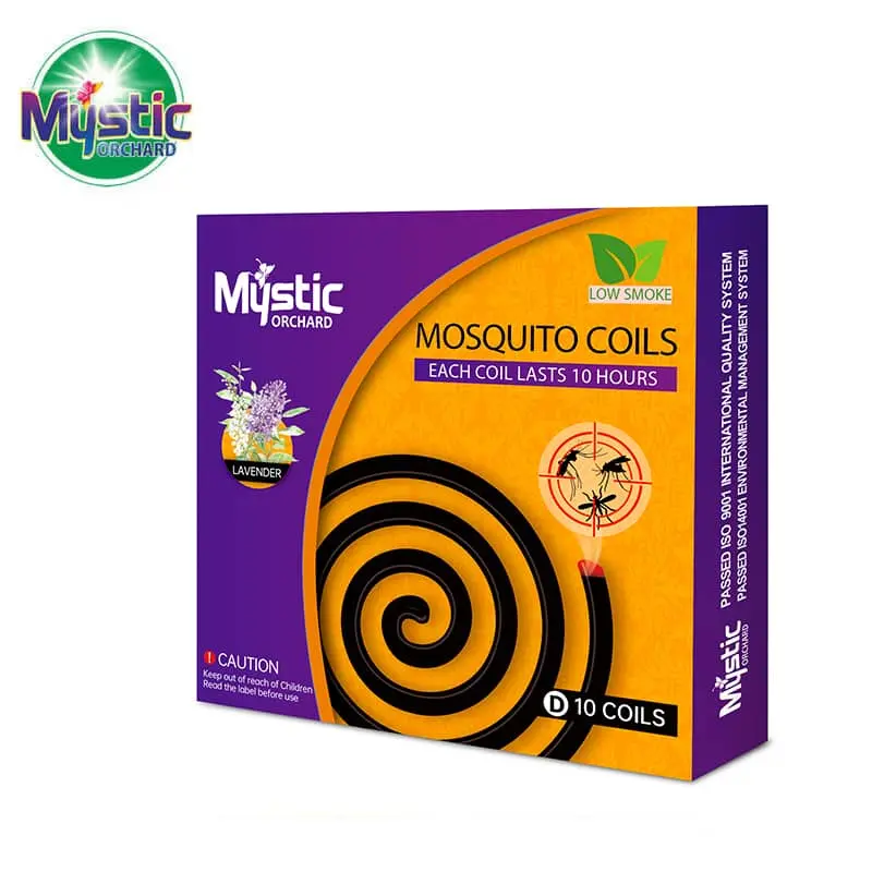 Mystic Orchard BLACK MOSQUITO COILS D 10Coils/BOX 60BOX/CTN