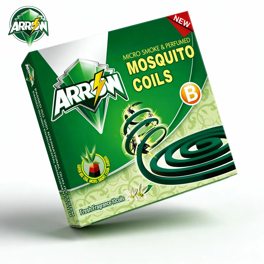 ARROW Black Mosquito Coils Non-Smoke Fresh Fragance A (B-MIRCO SMOKE-12HRS)