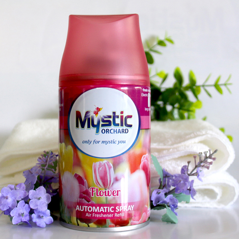 Mystic Orchard · Air Freshener · Concentrated 250ml formula for long · Rose
