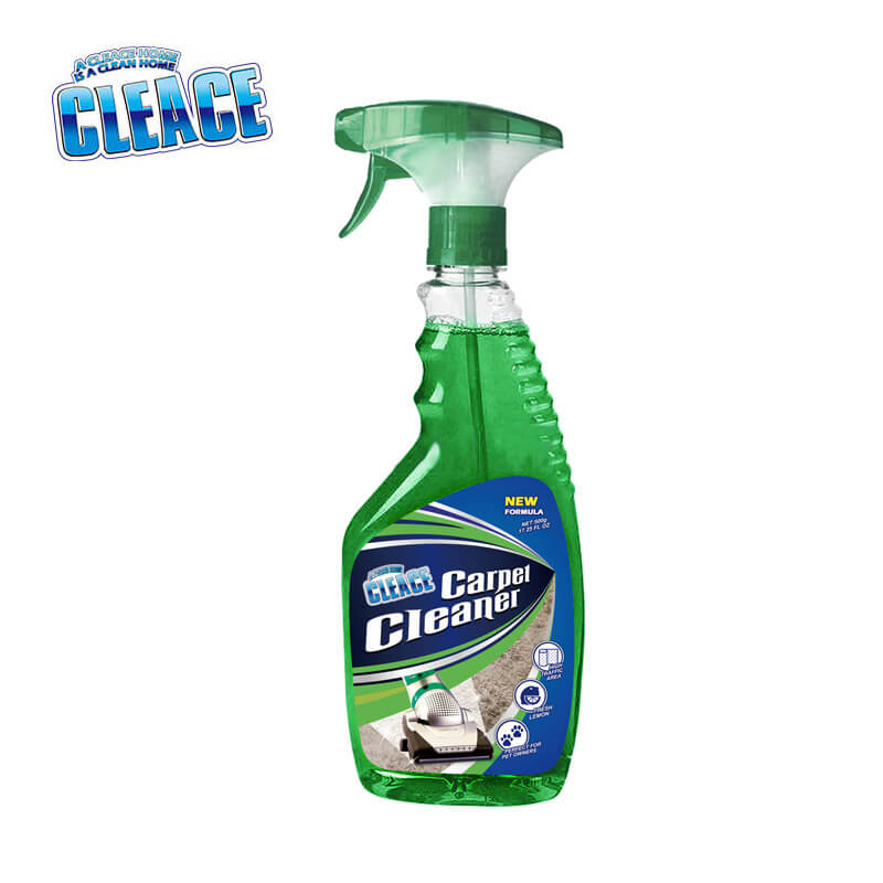 CLEACE · Household Cleaner · Effective stain removal for carpets · Lemon