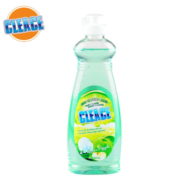 CLEACE · Dish Washing Liquid Green Apple · lemon