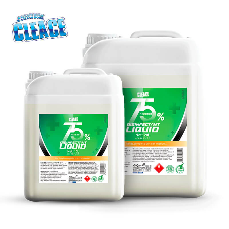 CLEACE · 75% Alcohol Disinfectant –