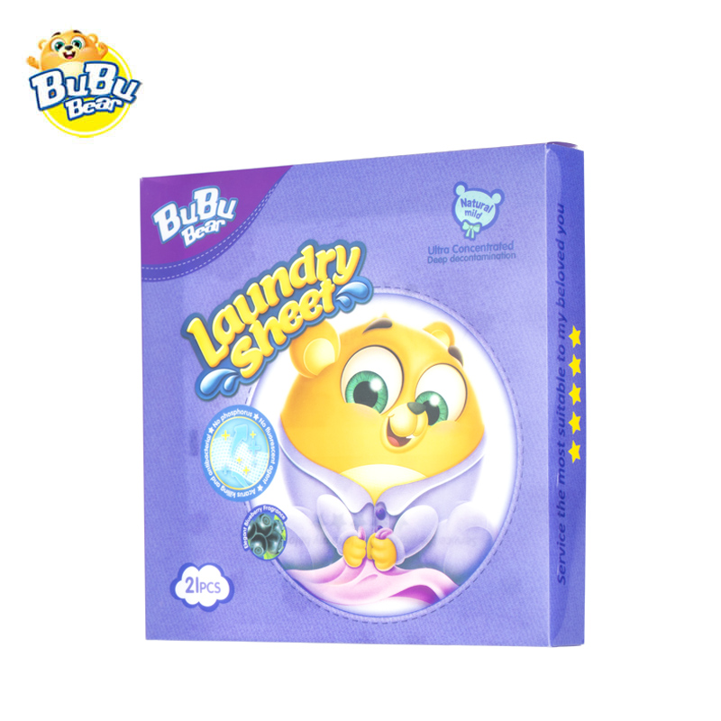 bubu bear - Laundry Sheet - Natural Mild - Bulk