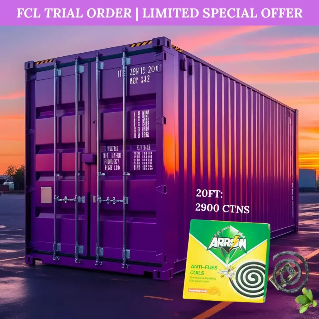 [FCL Trail Order] ARROW Anti-Files Coils 1*20FT 30Box/CTN, 2900CTN/20FT